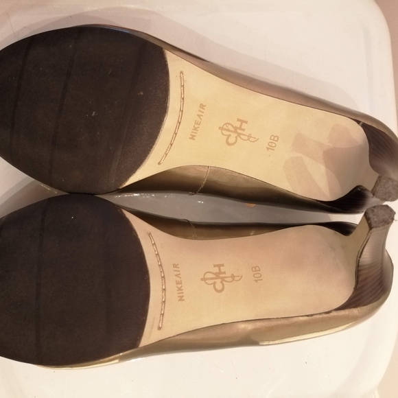 Ladies size 10 Cole Haan Nike Air bronze highheels - Picture 5 of 6